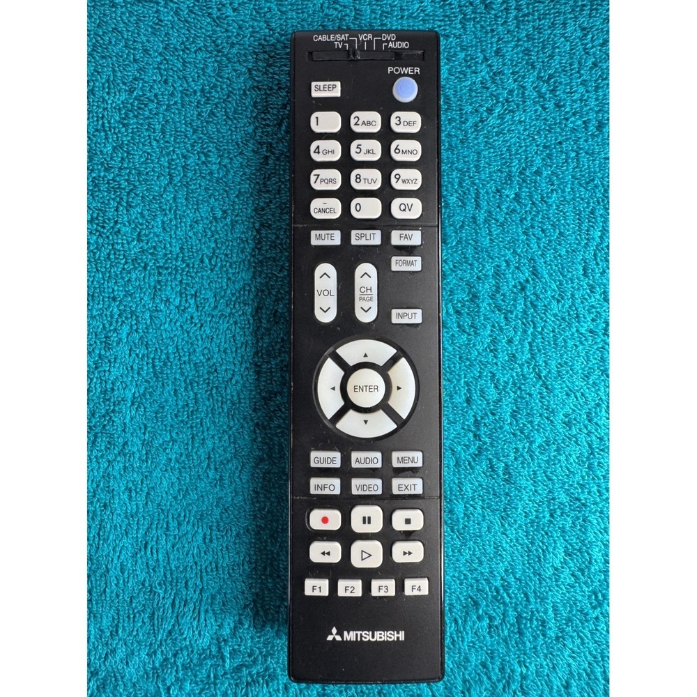 Mitsubishi Medallion 3331RA100 Remote Control TV VCR DVD Audio Power Sleep Input